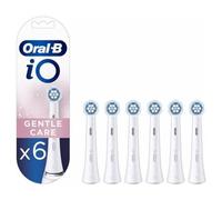 Oral-B Series iO Gentle Care Cabezales De Recambio Originales, Pack de 6 Recambios Blancos Para Cepillos De Dientes Eléctricos Oral-B iO, Cepillado Suave, Apto Para Encías Sensibles