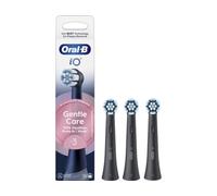 Oral-B Cabezales de repuesto iO Series Gentle Care Black, cabezales redondos originales, para encías sensibles, 3