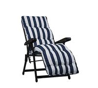 Recambio de cojín acolchado para sillón de relax, fondo de color azul