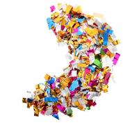 Recambio de Confeti Metálico de 1kg para Máquina de Fiesta | Papel Brillante, Colores Vivos Resistentes, Distribución Uniforme, Flota Suave, para Cumpleaños y Reuniones Familiares