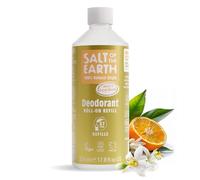 Recambio de desodorante natural en roll-on Salt of the Earth con neroli y azahar - Vegano, certificado por Leaping Bunny, fabricado en el Reino Unido - 525ml