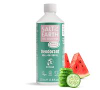 Recambio de desodorante natural en roll-on Salt of the Earth - Melón y pepino - Vegano, protección duradera, certificado por Leaping Bunny, fabricado en el Reino Unido - 525ml