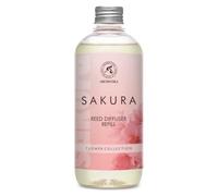 Recambio de Difusor Sakura 500 ml - Recambios de Aroma para Difusores de Carrizo - Fragancia Fresca y Duradera - Fragancias de Ambiente - para Hogar - Aromaterapia