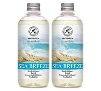 Recambio de Difusor Set Brisa Marina 2х500ml - Refill reed diffuser Sea breeze - Difusores Aromáticos - Fragancia Fresca Ambientador - Difusor Perfumado - Fragancia para Habitación