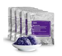 Recambio de filtro de resina DI que cambia de color, sistema de ósmosis de resina para acuario, filtro de resina desionizada reemplazable, reduce el agua pura TDS (bolsa de resina morada)