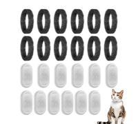 Recambio de Filtro para Fuente de Agua para Gatos | Juego De 12 Filtros para Fuentes De Agua para Mascotas | Accesorios para Mascotas para Dispensador De Salud del Hogar Y Fuente De Acuario