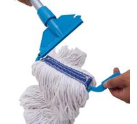 Recambio de Fregona de Algodón Blanco, Lavable y Reutilizable | Absorción de Agua, para Suelos de Baldosas y Vinilo, Mantenimiento Doméstico, Residentes y Personal