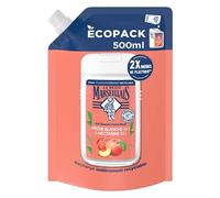 Recambio de gel de ducha orgánico de melocotón blanco y nectarina Le Petit Marseillais (500 ml)