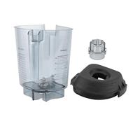 Recambio de jarra para licuadora de 48 oz con conjunto de cuchillas de acero inoxidable, compatible con Touch and Go, Blending Station Advance, The Quiet One y PC Container, con