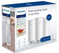 Philips Water Filtro de repuesto para jarra Instant - pack de 3 - Taste+ reduce cloro y plomo - preserva minerales