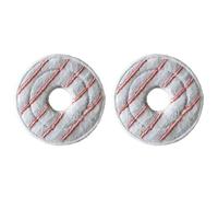 Recambio De Mopa De Microfibra Lavable (2 Unidades), Compatible Con Vileda. Recambio De Mopa Spin Clean Reutilizable For Uso En Seco Y Húmedo.(RED)