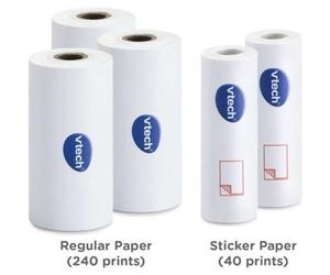 Recambio de Papel Térmico Vtech Print Cam 5 Rollos (3 Térmicos + 2 Adhesivos) 480 Hojas