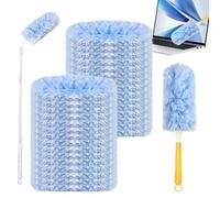 Recambio de plumero electrostático | Antiestático para el polvo de sofá, cepillo de polvo de escritorio, para propietarios de casa, padres, oficina, dormitorio, estantería, sofás, camas, alféizares de
