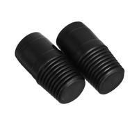 Recambio de punta roscada, Puntas adaptadoras de poste de extensión roscadas, 2 uds., for mangos de fregona y escoba, color negro, 4,7x2,3x2,3cm