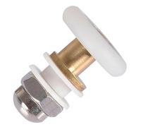 Recambio de rodillos para puertas de ducha, Replacement Brass Shower Door Rollers Multiple Sizes For 4-8mm Glass(25mm)