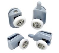 Recambio de rodillos para puertas de ducha, Shower Door Rollers And Pulleys Pack Of 8 Diameter 20-27mm(2top2bottom,20mm)