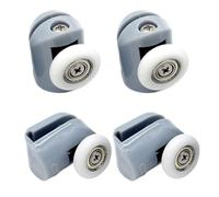 Recambio de rodillos para puertas de ducha, Shower Door Rollers And Pulleys Pack Of 8 Diameter 20-27mm(4pcs Top,27mm)
