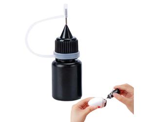 Recambio de tinta para sello de privacidad, sellos de rodillo impermeables de 5 ml, tinta negra, suministros bloqueadores de información de protección de identidad para estados bancarios, correo