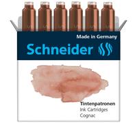 Recambio de tinta Schneider Pastel de formato est ndar con cierre de bola para plumas estilogr ficas y rollerball de cartucho. Caja de tinta colo