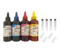 Recambio de tinta universal de 100 ml, paquete de 4 colores