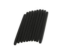 Recambio de tubo de goma de silicona para lentes, puntas de extremo de patillas