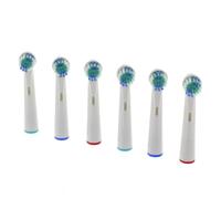 Recambio Dental Scanpart EB20 6 Unidades Blanco Compatible Oral-B Blister