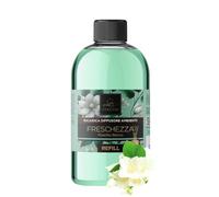 Recambio Difusor de Varillas y Humidificador 500 ml Musgo Blanco - Recambio Mikado Ambientador - Fragancia Duradera para Casa, Oficina, Baño, Spa - Lady Venezia - Made in Italy