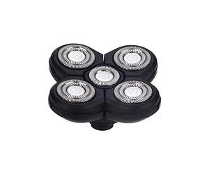 Recambio Electirc Recortadora de pelo cabeza de corte de pelo impermeable Clipper pan afeitadora de cabeza desnuda para hombres hogar 5 cuchillas máquina