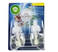 Recambio eléctrico con esencia a oasis AIR WICK Life scents 2 uds.x 19 ml.