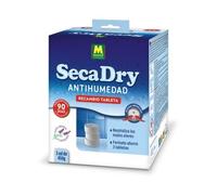 Recambio en tableta Secadry Antihumedad, Paquete 3 Unidades 450g - Masso. Neutraliza los malos olores. Olor lavanda.