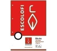 RECAMBIO ESCOLOFI A4 100h 70gr 4 TALADROS MONTESSORI PAUTA 5 C/MARGEN
