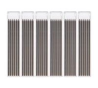 Recambio HB de 48 Uds. De 2, 8mm para lápiz de carpintero, repuestos de repuesto para construcción de carpintería con lápiz (negro)