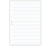 Recambio hojas para música A4 Pentagrammato 50 hojas 4 agujeros 21x30