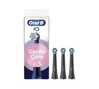 Oral-B Cabezales de repuesto iO Series Gentle Care Black, cabezales redondos originales, para encías sensibles, 3