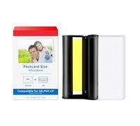 Recambio Kit para Canon Selphy CP1500/CP1300/CP1200/CP910-KP-108IN 3115B001(AA) 1 Tinta + 36 hojas fotográficas 100 x 148 mm - Impresión fotográfica profesional