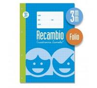 Recambios LAMELA Folio 100H 6T Cuadrovía 3 mm. Blanco