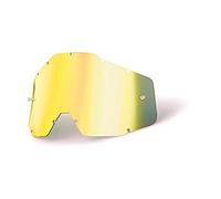 Recambio Lentes de Gafas de Ciclismo, 100%, Racecraft/Accuri/Strata, Lentes Espejo Oro