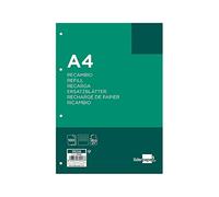 Recambio liderpapel a4 100 hojas 100 g/m2 rayado horizontal 4 taladros bandas de 5 colores - RE06