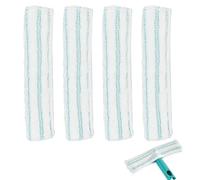 Recambio Limpiacristales para Leifheit Window Washer M 4 piezas | Aspiradora de Ventanas Funda de Microfibra de Repuesto Accesorios para Leifheit Aspiradoras de Ventanas