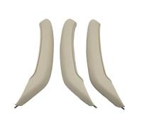 Recambio Maneta Interior Puerta PARA X3 PARA X4 PARA F25 PARA F26 2010-2016 Tirador De Puerta Interior Coche Cuero Izquierda Derecha Coches Mano Manija Interior Puerta Pasajero(LHD 3PCS Set Oyster)