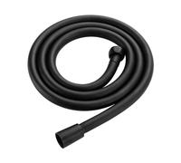 Recambio Manguera Ducha,Flexo Ducha Manguera de ducha suave de presión de PVC plateada de 1500MM for baño, cabezal de mano, rotación Flexible de 360 grados(Black)