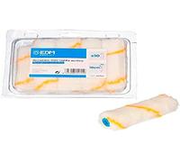 RECAMBIO MINI RODILLO ACRILICO 110MM 10PZS PELO LARGO ESPECIAL PARA PINTURAS EN FACHADAS Y MUROS DE CEMENTO. EDM