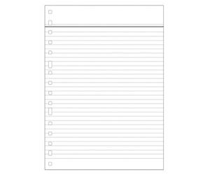 RECAMBIO MULTIFIN Fº 16 ANILLAS 3005 H/N