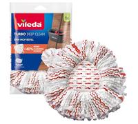 Vileda Repuesto Microfibra Turbo para Fregona Mopa Giratoria 3en1 Casa