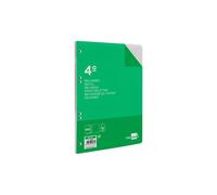 Recambio liderpapel cuarto 100 hojas 60g/m2 liso sin margen 6 taladros - RC13