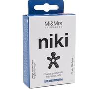 Recambio para ambientador de coche Niki de larga duración 30 días de uso sin alcohol, plástico no tóxico y material EVA (eucalipto)