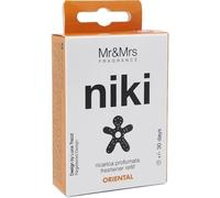 Recambio para ambientador de coche Niki de larga duración 30 días de uso sin alcohol, plástico no tóxico y material EVA (Gardenia de Tahití)