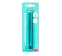 Recambio para Bolígrafo de Gel Borrable Turquesa Legami - Pack de 3 Unidades