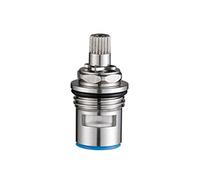 Recambio para cartucho de grifo， Válvula de grifo con inserto cartucho disco cerámico un cuarto vuelta(Blue)