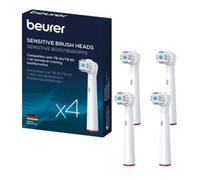 Recambio para Cepillo Beurer 4 Unidades Blanco Compatible con TB 30 y TB 50